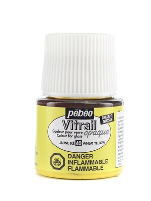 Pebeo Vitrail Paint Wheat Yellow 45 Ml [Pack Of 3]