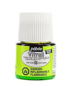 Pebeo Vitrail Paint, Light Green 45 ml, 3/Pk