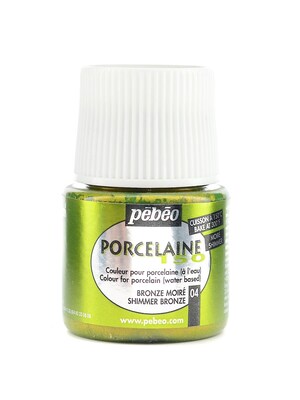 Pebeo Porcelaine 150 China Paint Shimmer Bronze 45 Ml [Pack Of 3]