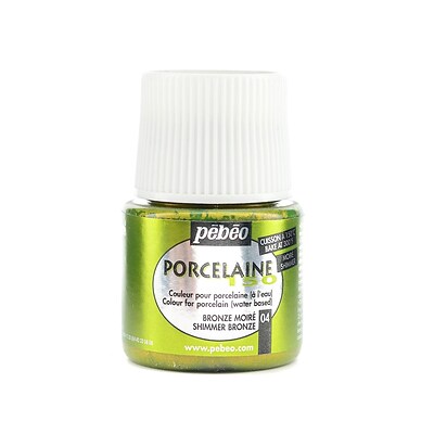 Pebeo Porcelaine 150 China Paint Shimmer Bronze 45 Ml [Pack Of 3]