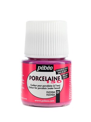 Pebeo Porcelaine 150 China Paint Fuchsia 45 Ml [Pack Of 3]
