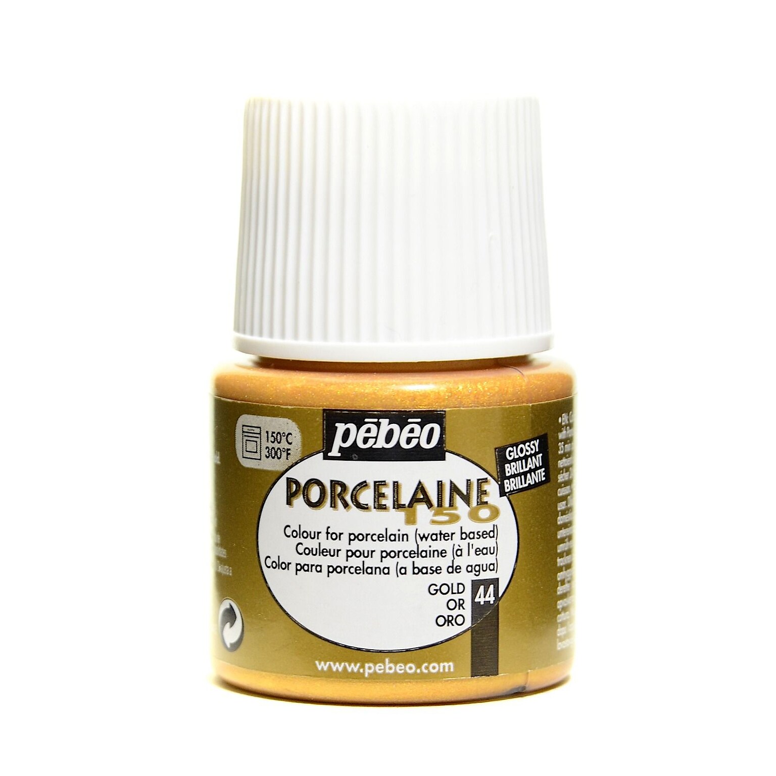 Pebeo Porcelaine 150 China Paint Gold 45 Ml [Pack Of 3]