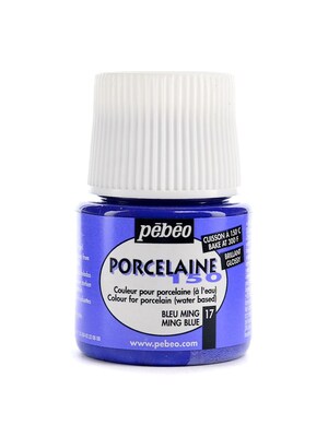 Pebeo Porcelaine 150 China Paint Ming Blue 45 Ml [Pack Of 3]