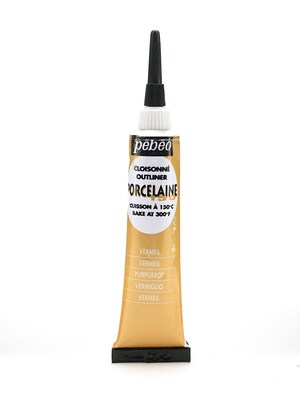 Pebeo Porcelaine 150 China Paint Outliners Vermeil Gold 20 Ml [Pack Of 3]