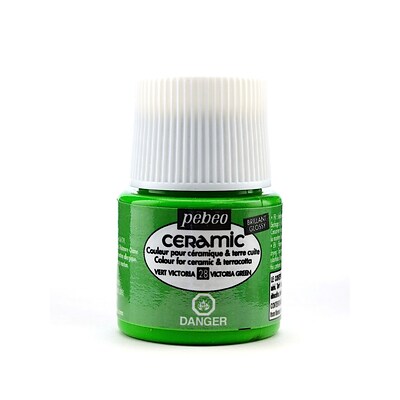 Pebeo Ceramic Air Dry China Paint Victoria Green 45 Ml [Pack Of 3]