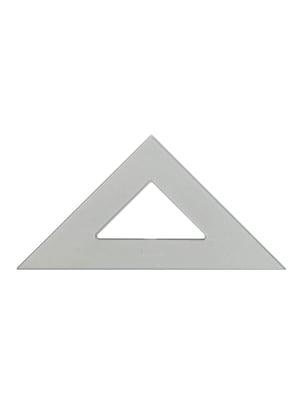 C-Thru Transparent Triangles, Professional 45/90-Degree, 8, 6/Pack (10865-Pk6)