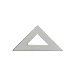 C-Thru 26639-Pk6 Transparent Triangles, Professional 45/90-Degree, 6, 6/Pack