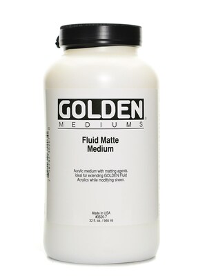 Golden Fluid Matte Medium 32 Oz.