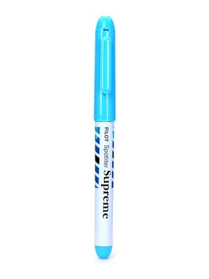 Pilot Spotliter Supreme Fluorescent Highlighter, Blue, 12/Pack (85002-PK12)