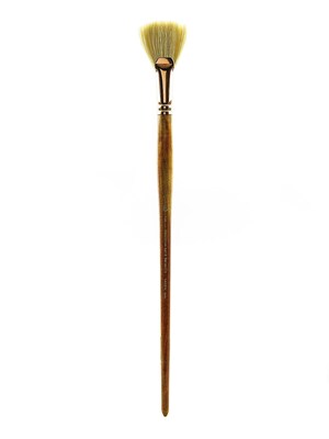 Princeton Series 5400 Natural Bristle Oil And Acrylic Brushes 12 Fan (59279)