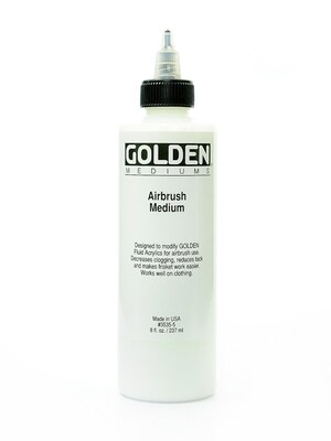 Golden Airbrush Medium, 8Oz Bottle (32253)