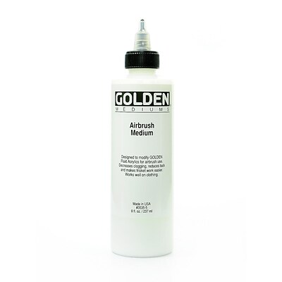 Golden Airbrush Medium, 8Oz Bottle (32253)