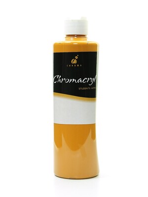 Chroma Inc. Chromacryl Students' Acrylic Paints, Raw Sienna, 500ml, 2/Pk