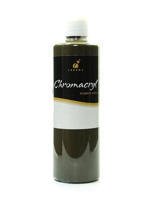 Chroma Inc. Chromacryl Students Acrylic Paints Raw Umber 500 Ml Pack Of 2 (51703-Pk2)