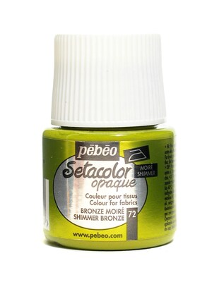 Pebeo Setacolor Opaque Fabric Paint Shimmer Bronze 45 Ml [Pack Of 3]