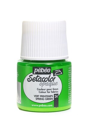 Pebeo Setacolor Opaque Fabric Paint Spring Green 45 Ml [Pack Of 3]