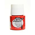 Pebeo Setacolor Transparent Fabric Paint Cardinal Red 45 Ml [Pack Of 3]