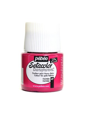 Pebeo Setacolor Transparent Fabric Paint Fuchsia 45 Ml [Pack Of 3]