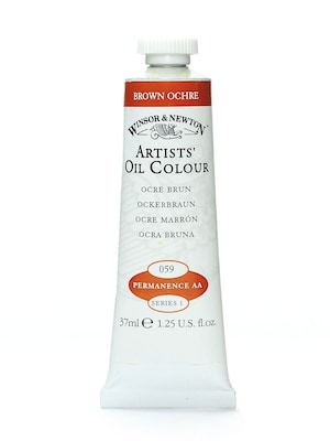 Winsor  And  Newton Artists Oil Colours Brown Ochre 59 37 Ml
