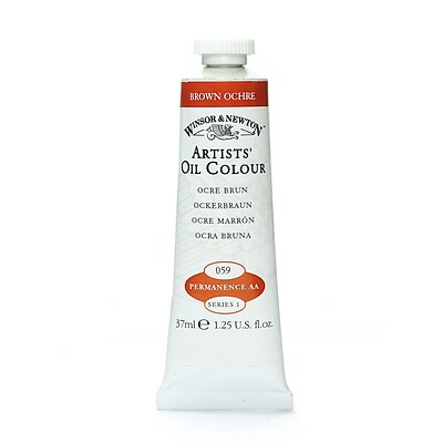 Winsor  And  Newton Artists Oil Colours Brown Ochre 59 37 Ml