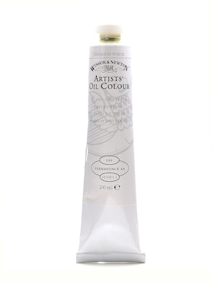 Winsor  And  Newton Artists Oil Colours Titanium White 644 200 Ml