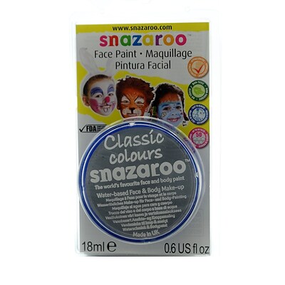 Snazaroo Face Paint Colors Light Grey [Pack Of 3]