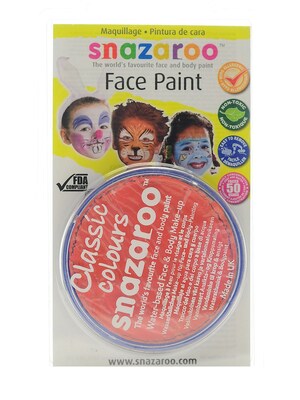 Snazaroo Face Paint Colors Orange [Pack Of 3]