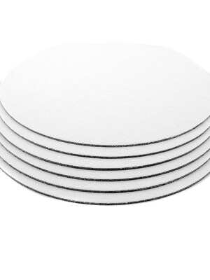 Fredrix Value Series Cut Edge Canvas Panels White 12 In. Round Pack Of 6