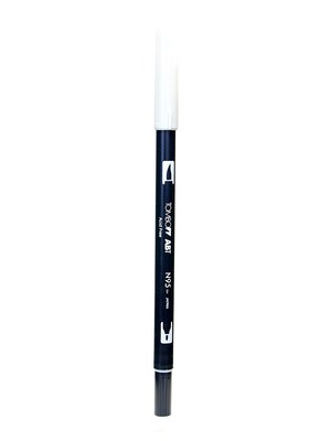 Tombow Dual End Brush Pen, Cool Gray 1, 12/Pack (10687-Pk12)