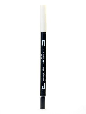Tombow Dual End Brush Pen, Warm Gray 1, 12/Pack (10803-Pk12)
