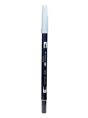 Tombow Dual End Brush Pen, Cool Gray 3, 12/Pack (13121-Pk12)