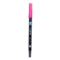 Tombow Dual End Brush Pen, Cherry, 12/Pack (39735-Pk12)