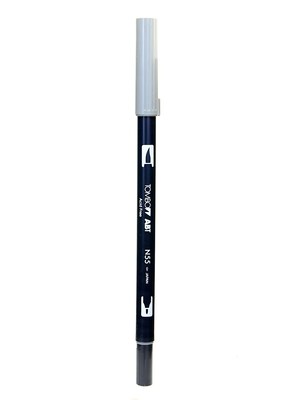 Tombow Dual End Brush Pen Cool Gray 7 [Pack Of 12]