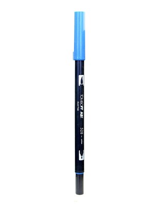 Tombow Dual End Brush Pen Navy Blue [Pack Of 12]