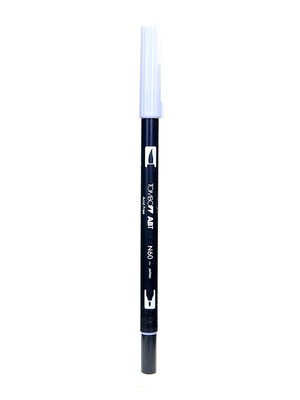 Tombow Dual End Brush Pen Cool Gray 6 [Pack Of 12]
