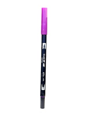 Tombow Dual End Brush Pen Royal Purple [Pack Of 12]