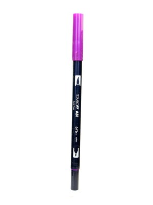 Tombow Dual End Brush Pen Royal Purple [Pack Of 12]