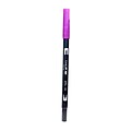 Tombow Dual End Brush Pen Royal Purple [Pack Of 12]