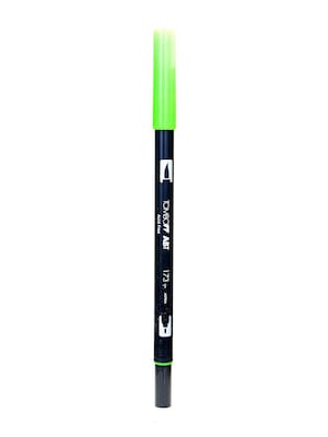 Tombow Dual End Brush Pen Willow Green [Pack Of 12]