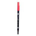Tombow Dual End Brush Pen Chinese Red [Pack Of 12]