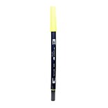 Tombow Dual End Brush Pen Process Yellow [Pack Of 12]