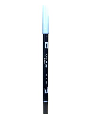 Tombow Dual End Brush Pen Glacier Blue [Pack Of 12]