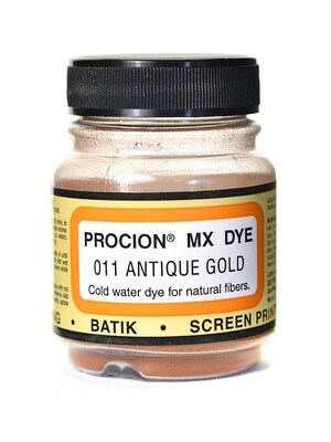 Jacquard Procion Mx Fiber Reactive Dye Antique Gold 011 2/3 Oz. [Pack Of 3]