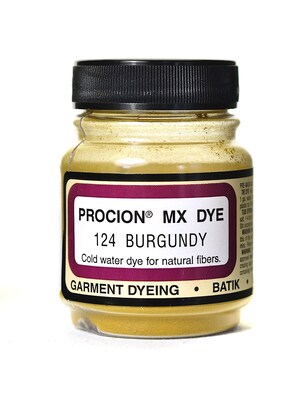 Jacquard Procion Mx Fiber Reactive Dye Burgundy 124 2/3 Oz. [Pack Of 3]