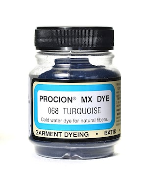 Jacquard Procion Mx Fiber Reactive Dye Turquoise 068 2/3 Oz. [Pack Of 3]