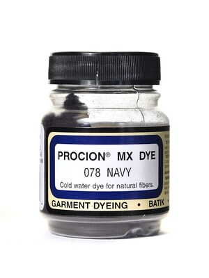 Jacquard Procion Mx Fiber Reactive Dye Navy 078 2/3 Oz. [Pack Of 3]