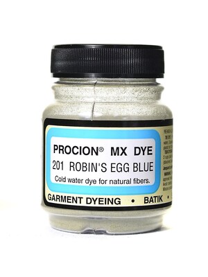 Jacquard Procion Mx Fiber Reactive Dye Robins Egg Blue 201 2/3 Oz. [Pack Of 3]