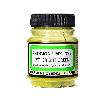Jacquard Procion Mx Bright Green 097 Fiber Reactive Dye, 2/3Oz, 3/Pack (55075-Pk3)