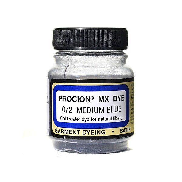 Jacquard Procion Mx Fiber Reactive Dye Medium Blue 072 2/3 Oz. [Pack Of 3]