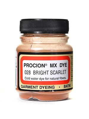 Jacquard Procion Mx Fiber Reactive Dye Bright Scarlet 028 2/3 Oz. [Pack Of 3]